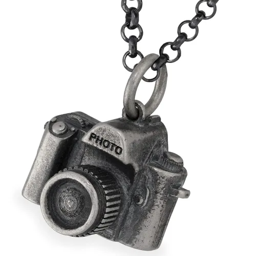 Miniatura 15 de Handmade Pendant Necklace Big sterling silver necklace on ball chain for men pendants necklace camera pendant necklace photographer necklace photo