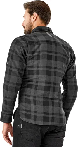 Miniatura 6 de SHIMA RENEGADE MEN 2 Camisa de motocicleta para hombre – Chaqueta de franela de motociclista a cuadros blindados con fibra QL – Aramida y capa