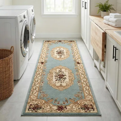 Miniatura 46 de Unique Loom Versailles Collection - Alfombra tradicional clásica con motivo floral, colección Versailles