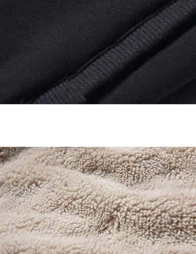 Miniatura 7 de Yeokou Pantalones deportivos térmicos de forro polar con forro polar para hombre