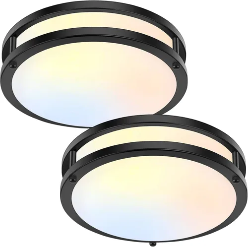 Miniatura 19 de Lámpara de techo LED de montaje empotrado de 36 W, lámpara de techo LED de 13 pulgadas 3600 LM, lámpara de techo moderna 2700 K/3000 K/4000 K/5000