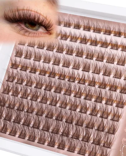 Miniatura 15 de Extensiones de pestañas en racimo naturales DIY, extensiones de pestañas en racimo con curva C, extensiones de pestañas en racimo para ojo de gato