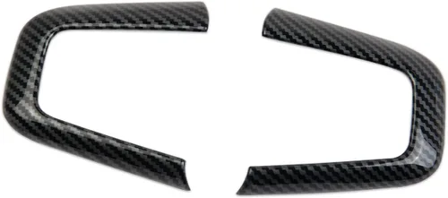 Miniatura 3 de Cubierta Interior del Volante con Aspecto de Fibra de Carbono Accesorios de Moldura para GMC Yukon 2021-2024 para Sierra 1500 2500 3500 2019-2026