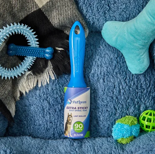 Miniatura 8 de PetLovers Rodillos y repuestos extra pegajosos para pelusas – 990 hojas, removedor de pelusa para perros y gatos, 9 paquetes de recambios