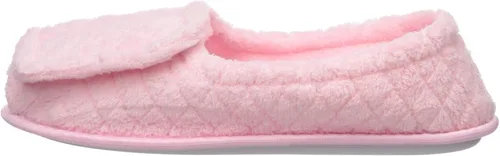 Miniatura 8 de MUK LUKS - Zapatilla de pie para mujer con punta abierta ajustable, rosa