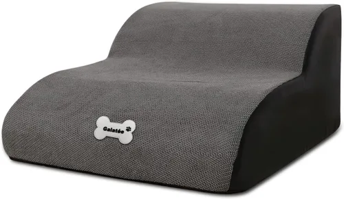 Miniatura 15 de Escaleras para mascotas, lavable y con cremallera, rampa extraíble para mascotas, escaleras de esponja de alta densidad para perros