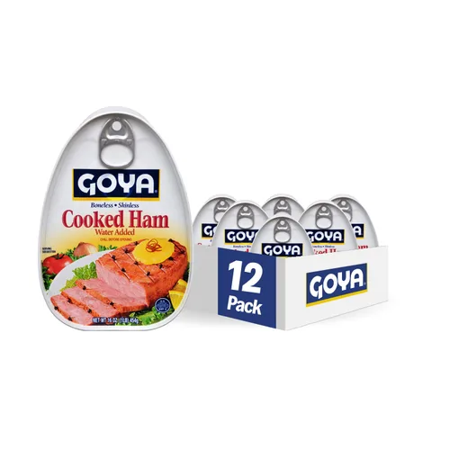 Goya Foods - Jamón cocido, 16 onzas (paquete de 12)