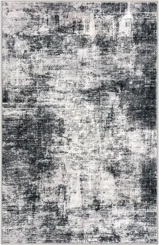 Miniatura 706 de IOHOUZE Alfombra abstracta lavable de 3 x 12 pies para pasillos, antideslizante para cocina, camino de entrada de lana sintética para interiores