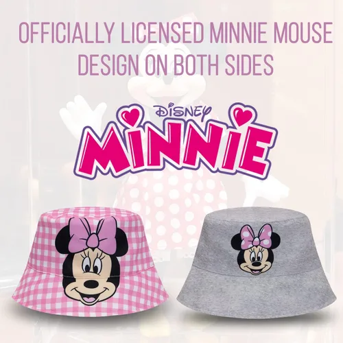 Miniatura 3 de Minnie Mouse - Sombrero de pescador para niños, sombrero de cubo para verano, sombrero de playa para bebé, sombrero de sol para niños pequeños