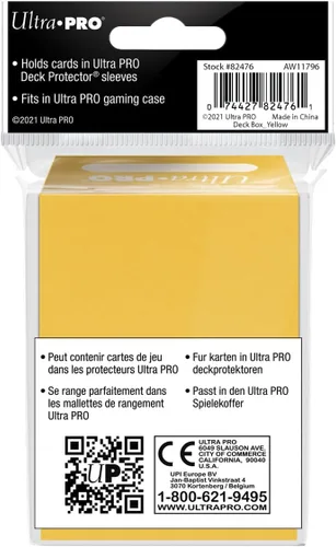 Miniatura 3 de Ultra PRO Caja Estándar para Baraja Amarillo