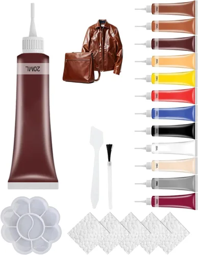Miniatura 11 de Gel de reparación de cuero avanzado, kit de reparación de cuero para asiento de automóvil, kit de reparación profesional de cuero para asiento