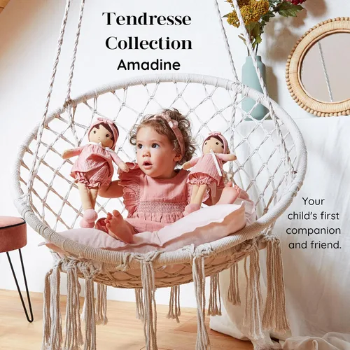 Miniatura 2 de Kaloo - Tendresse - Mi primera muñeca de tela Amadine (grande) - Abrazarse con juguetes de peluche - Forever Friend para niños - Fomenta el juego