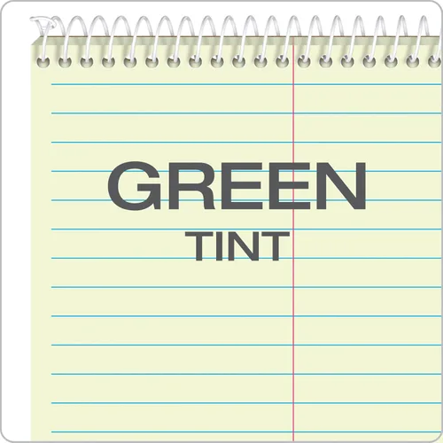Miniatura 5 de Tops Steno Books, 6 x 9 pulgadas, regla Gregg, papel tinte verde, 80 hojas, paquete de 12 (8021)