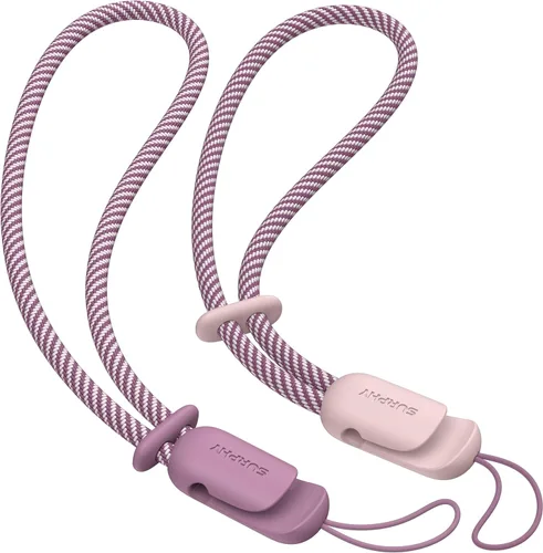 Miniatura 25 de SURPHY Paquete de 2 cordones de teléfono para funda de teléfono celular, correa de muñeca para teléfono para funda, correa de teléfono celular