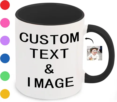 Miniatura 18 de Baosity Taza de café con foto personalizada, taza personalizada con imagen, texto, nombre, regalos personalizados para novio, novia, mejor amigo