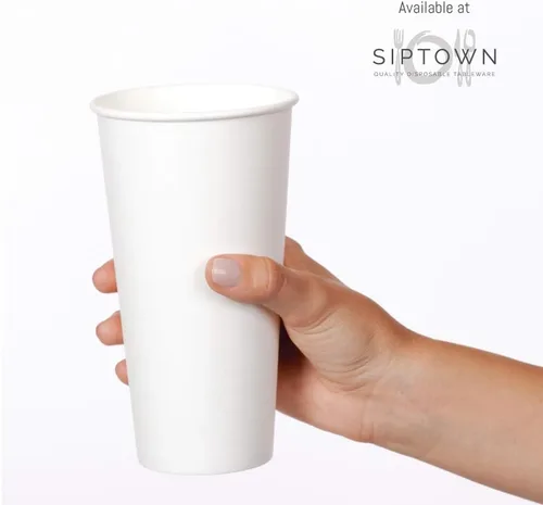 Miniatura 5 de Made-In-USA Vasos de papel caliente desechables de 12 onzas, 1000 unidades, 12 onzas, tazas de café, vasos de papel seguros para alimentos sin