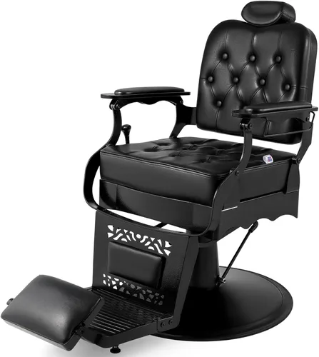 Miniatura 12 de Artist hand Silla de peluquero para estilista, Silla de salón reclinable hidráulica multiusos, Sillas de peluquería de servicio pesado, Barbería