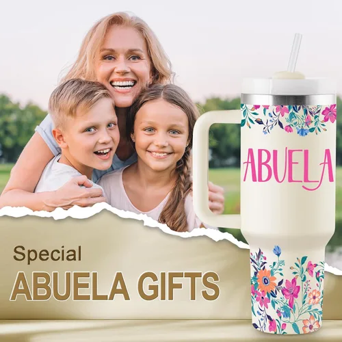 Miniatura 2 de ROSTANTEN Regalos de Abuela – Regalos de cumpleaños de Abuela en español de parte de nietos – Regalos para Abuela – Regalo para el Día de la Madre