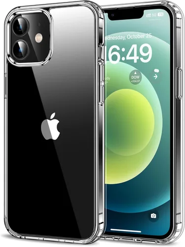 Miniatura 131 de HOOMIL Funda para iPhone 7 Plus/iPhone 8 Plus de 5.5 pulgadas, no amarillea, protección contra caídas, cubierta trasera dura transparente