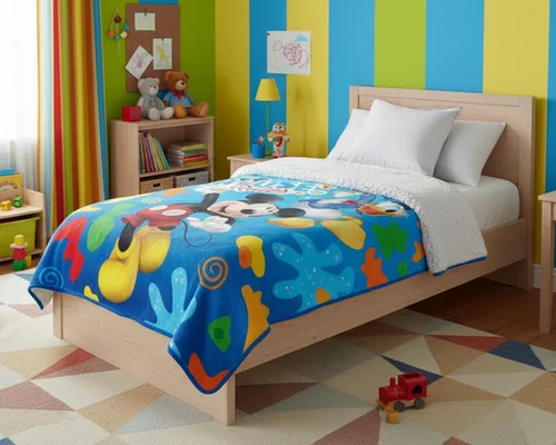 Miniatura 4 de Northwest - Manta Sherpa de Mickey Mouse de tacto de seda, 60" x 80", Buddies Rule