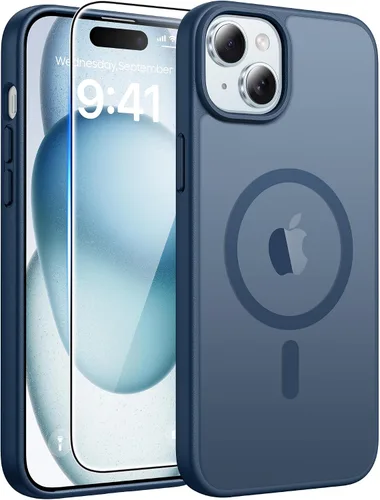 Miniatura 357 de FNTCASE - Funda para iPhone 16 Pro: magnética, mate, translúcida, de grado militar, protectora contra caídas, resistente, fina, duradera y a prueba