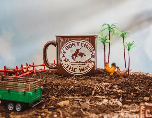Miniatura 7 de Silver Buffalo Yellowstone We Don't Choose The Way - Taza de café grande para café expreso, té, cacao, capacidad para 20 onzas