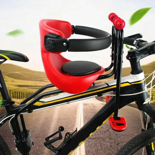 Miniatura 2 de Bicycle Child Seat, Child Seat Bicycle Front with Handle and Pedal, Bearing Weight 20 Kg, Bicycle Seat Children for Mountain Bike, Men's Bikes and