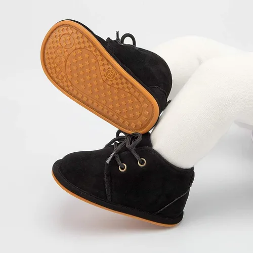 Miniatura 2 de HsdsBebe Zapatos Oxford de piel sintética suave con suela de goma antideslizante para niños y niñas, zapatos para caminar