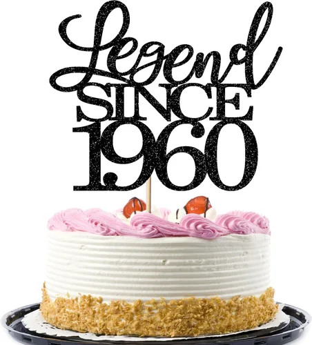 Miniatura 24 de Legend since 1973 - Decoración para pastel de cumpleaños número 53, decoración de pastel de feliz cumpleaños para hombres y mujeres de 53 años