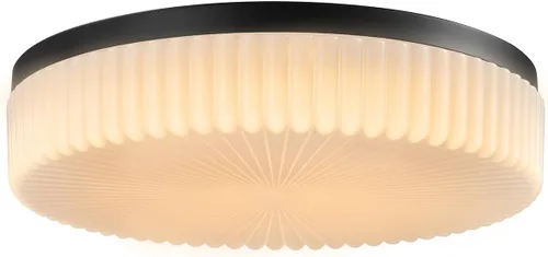 Miniatura 8 de GLOBE Electric 60309 Lámpara de techo de montaje empotrado de 2 luces, negro mate, acentos de latón antiguo, pantalla de vidrio esmerilado