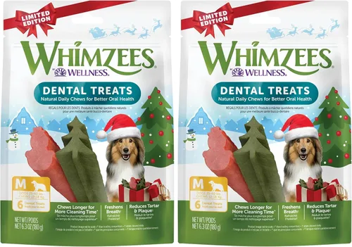 Miniatura 16 de Whimzees Wellness Stix Golosinas dentales para perros, masticables naturales, barra de gran tamaño, (7 unidades)