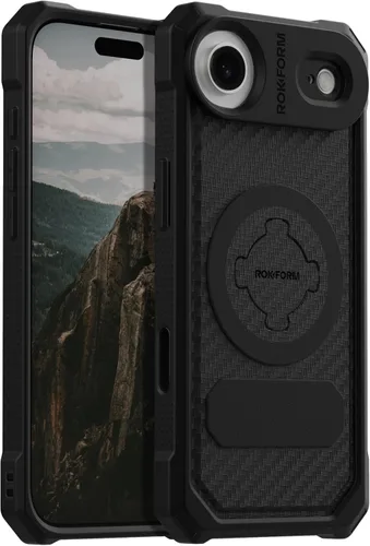 Miniatura 14 de Rokform Funda Rígida Compatible con iPhone 17 Pro, Cubierta Magnética (Negro)