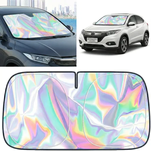 Parasol para parabrisas Honda HR-V 2023-2025 – Cubierta plegable para parabrisas para accesorios HRV Protege el coche de los rayos solares