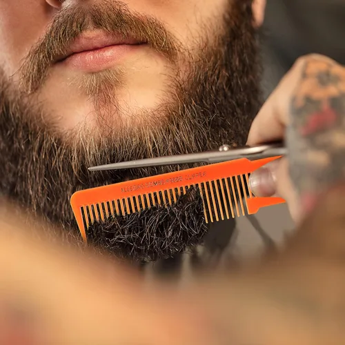 Miniatura 7 de Allegro Combs 9000 Clipper Blending Cutting Wide Teeth Hair Comb For Fading Barberos Hairstylist Men Women Shower Comb Shampoo Styling 2 piezas