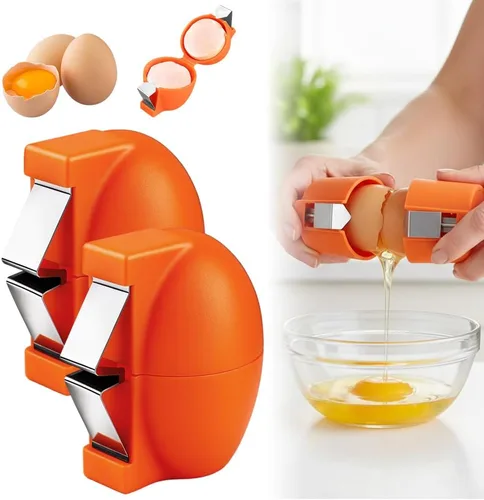 Miniatura 11 de Abridor de cáscaras de huevo, pelador de huevos mejorado 2026 para huevos duros, herramienta manual para galletas de huevos duros, cortador