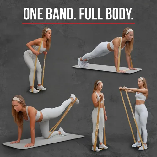 Miniatura 5 de COBRASIX Long Resistance Bands for Working Out Set of 6 Exercise Bands for Full-Body Training Pull Up Bands for Home Gym with Handles, Door