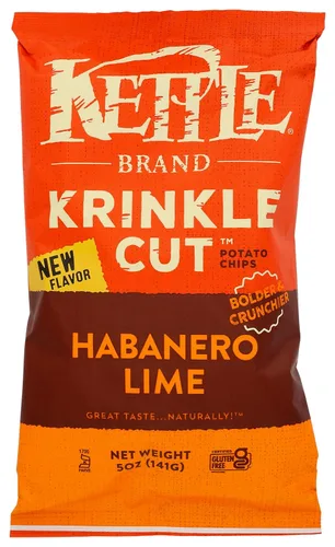 Miniatura 55 de Kettle Brand Papas Fritas, Backyard Barbeque Kettle Chips, Bolsa de Aperitivos, 1.5 Oz