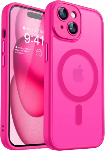 Miniatura 59 de CANSHN Funda magnética compatible con iPhone 17 Pro, mejorada [protección completa de la cámara] [compatible con Magsafe] [mate translúcido] funda