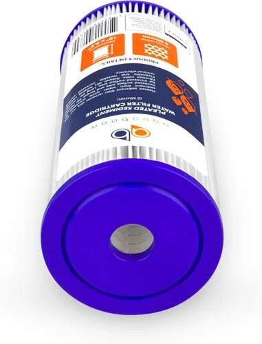 Miniatura 7 de Aquaboon, cartucho de filtro de agua para sedimentos plegados de 5 micrones, 10 x 4.5 - Reemplazo de filtro de agua para toda la casa - Filtros