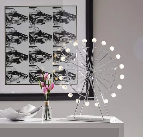 Miniatura 2 de Adesso Home 2120-22 Lámpara de mesa LED de transición de la colección Coney en acabado cromado, 5.25 pulgadas, grande, bronce