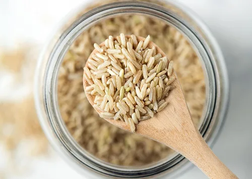 Miniatura 5 de Arroz integral de jazmín, 1 libra, arroz tailandés de grano entero y de grano largo, vegano, kosher, a granel. Más alto en fibra que el arroz jazmín