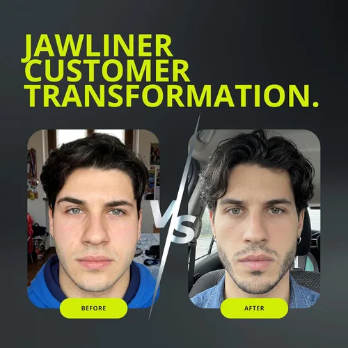 Miniatura 12 de Jawliner® - Pioneros de la goma de mandíbula artesanal más resistente 15 veces más dura, incluye 12 semanas de entrenamiento - Goma dura de menta