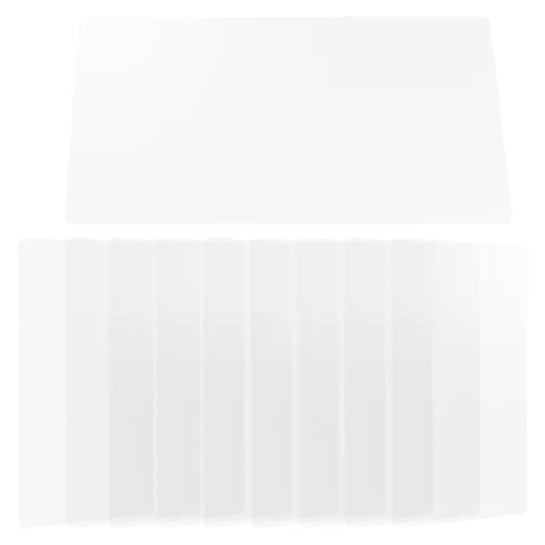 EXCEART Tapete de impresión de bolígrafo 3D, tablero de dibujo transparente, paquete de 10 plantillas de 7.08 x 3.93 pulgadas para niños,