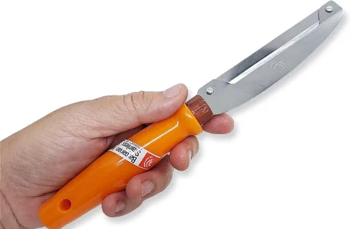 Miniatura 14 de WitnyStore Herramienta de cocina de acero inoxidable de 3½ pulgadas de largo, rallador de coco triturador, hoja raspadora, estilo tradicional