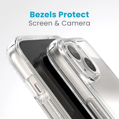 Miniatura 6 de Speck Funda transparente para iPhone 15 Plus, delgada, protección contra caídas, para iPhone 15 Plus y iPhone 14 Plus, resistente a los arañazos,