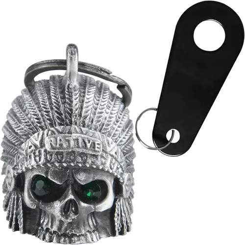 Miniatura 11 de Dream Apparel Campana de motocicleta Guardian Angel Drive Away Gremlin, campana de motociclista para hombres y mujeres, regalo de buena suerte