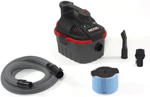 Miniatura 2 de RIDGID 4000RV Aspiradora portátil en seco y húmedo, aspiradora pequeña de 4 galones con motor de 5.0 HP de pico y bolsas de polvo de alta
