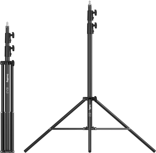 Miniatura 9 de SMALLRIG RA-S200 Soporte Ligero para Fotografía, 200cm / 6.6ft / 78.7", Negro, Aleación de Aluminio, Soporta hasta 4kg, Compatible con Reflectores