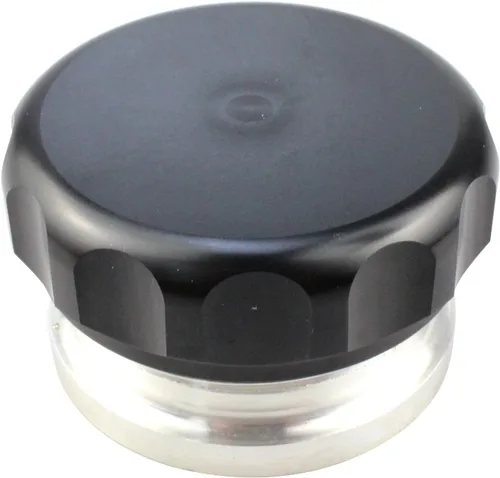 Miniatura 5 de OD 2"/50.8mm Aleación de aluminio Tapa de combustible Soldadura en el cuello de relleno Tapa del tanque de aceite Negro, soldadura en el cuello