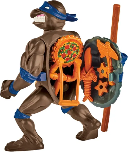 Miniatura 2 de Teenage Mutant Ninja Turtles: Playmates Toys - Figura básica original de 4 pulgadas de carcasa de almacenamiento clásica de Donatello